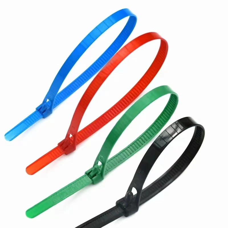 Factory Direct Supply Releasable PA66/Nylon66 Cable Zip Ties, Plastic Wire Cable Accessories