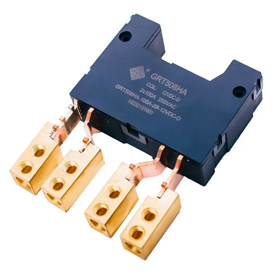 2-Pole 100A Bistable Relays for Energy Management.