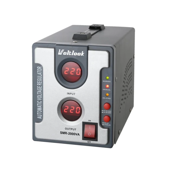 Akai Automatic Voltage Regulator 2000va Digital Meter Relay Type with USB